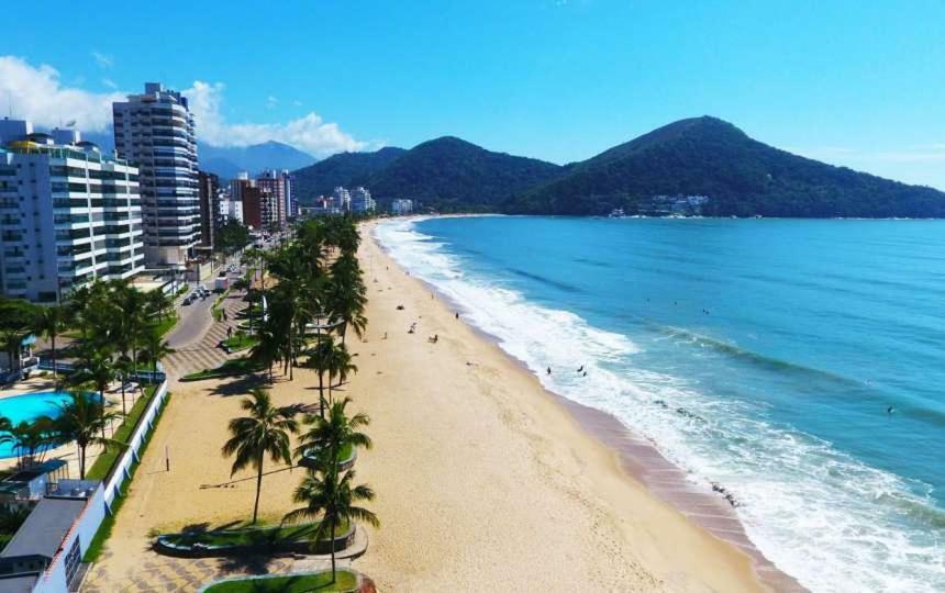 Ap Na Avenida Da Praia Карагуататуба Экстерьер фото
